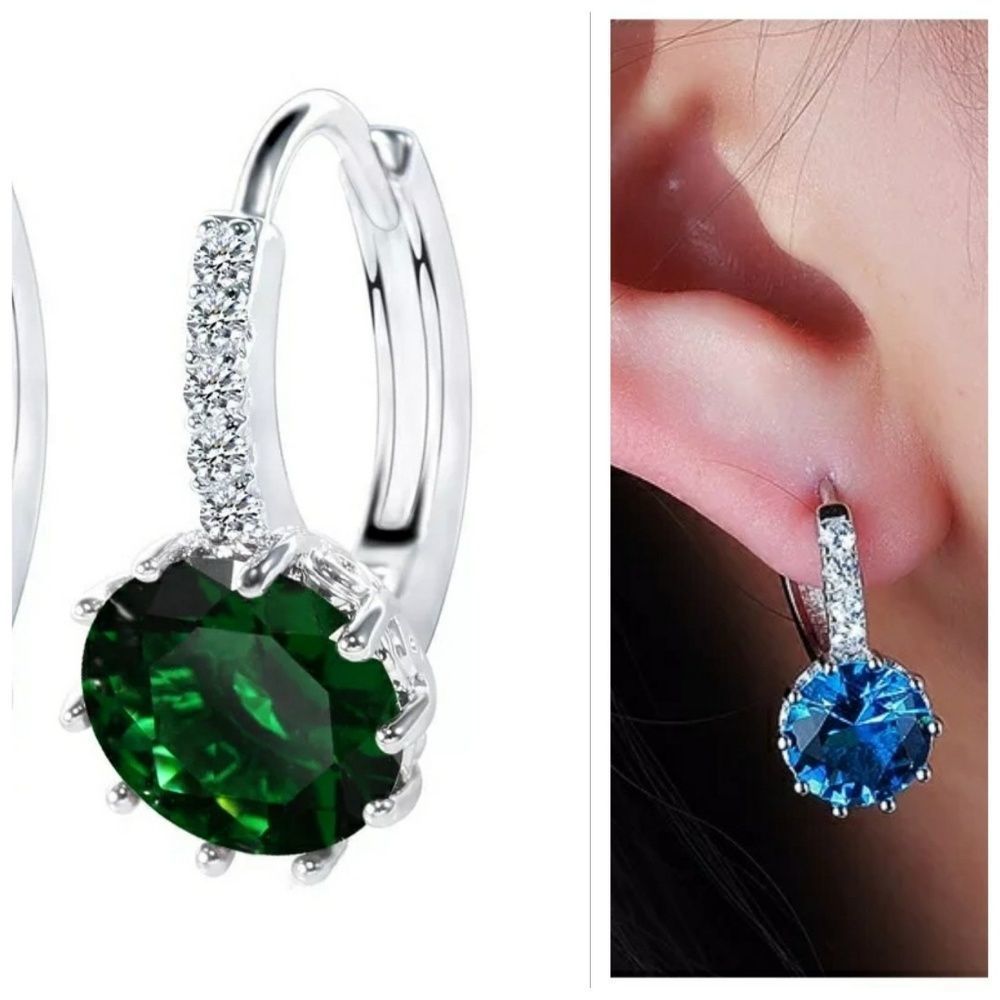 2019 Romantic  Crystal Loop Lever Back Earring Aus